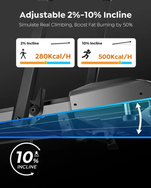 Elektrisches tragbares Laufband – (1–10 km/h) – Bild 6